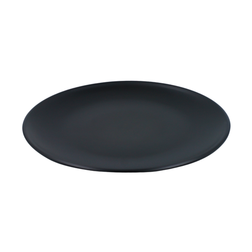 [1162840] Plato trinche coupe 26 cm melamina negra mate