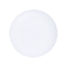 [1162843] Plato trinche Cup melamina blanca mate 21 cm Tavola
