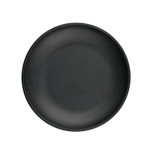 [1162844] Plato trinche Cup 21 cm melamina negra mate Tavola