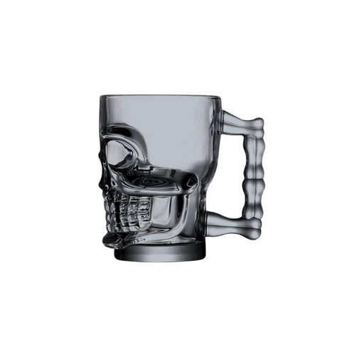 [1332445] Tarro Cervecero Calavera color humo @