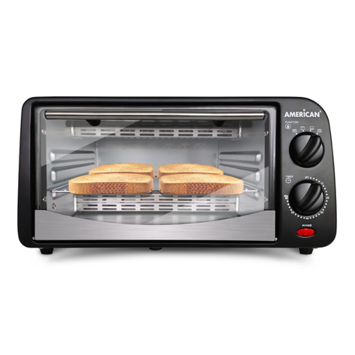 [676089] Horno Eléctrico negro de 9 litros American