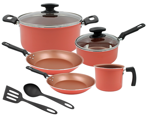 Batería de Cocina Cinsa 9 piezas Peltre Línea Clásica Dinorah