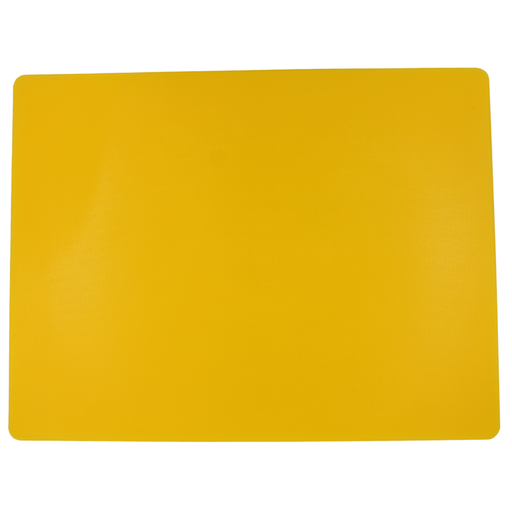 [1162889] Tabla para picar de plástico amarillo 50x38x1.27 cm / 15"x20"x1/2"@