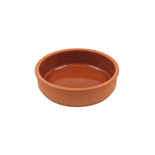 [1530723] Tazón redondo para hornear de barro 14x4 cm(BAJA)