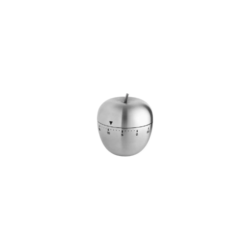 [249640] Temporizador en forma de manzana acero inox@