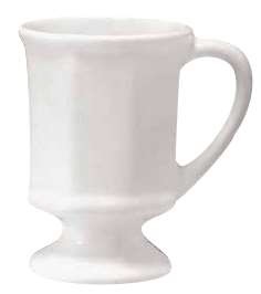 [16160002] Taza con Pie Ejecutivo Ultra Blanco 9 oz