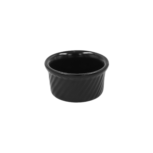 [16160020] Tazón soufflé 8 oz color negro mate