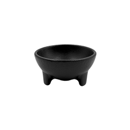 [16160076] Molcajete Negro hierro de cerámica 10 onzas