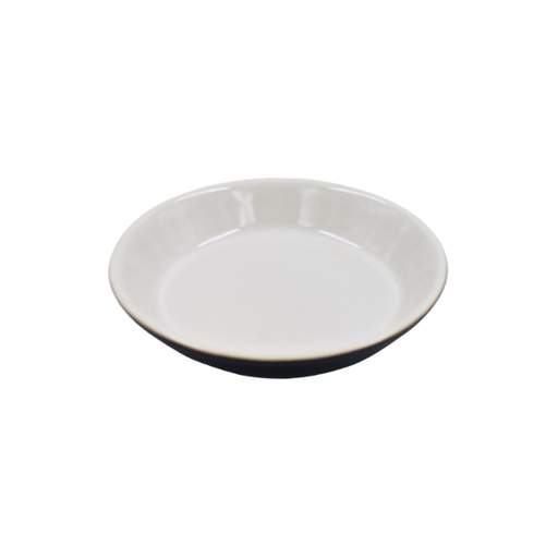 [16160115] Plato Pasta Panadero 14 onzas Negro/Blanco 18.5 cm