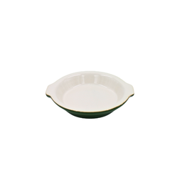 [16160145] Cazuela Gratinada 18 cm Verde Hotel/Blanco 10 onzas