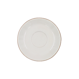 [16160227] Plato jumbo 6 1/2&quot; Café chocolate/Blanco 17.5 cm