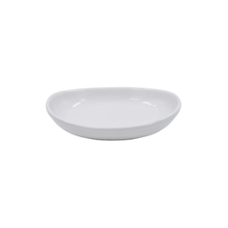 [16160386] Plato Ovalado 8 oz Ultra Blanco