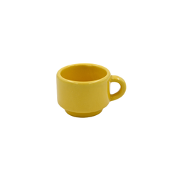 [16160534] Taza de Expreso Apilable 3 onzas Amarillo 9 cm