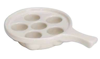 [16160538] Plato Caracoles Negro/Blanco