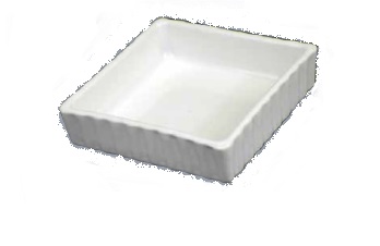 [16160679] Plato Cuadrado Creme Brulees 5 Oz.Varios Colores