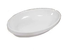 [16160687] Plato Oval Para Pie De 10 Oz. Ultra Blanco