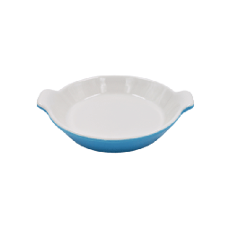 [16160698] Plato para pasta hondo 16 onzas Azul Océano/Blanco 22 cm