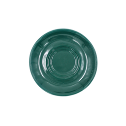 [16160729] Plato para taza capuchino apilable Verde Esmeralda 15 cm