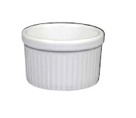[16160793] Ramekin Estriado 4.5 Oz. Negro