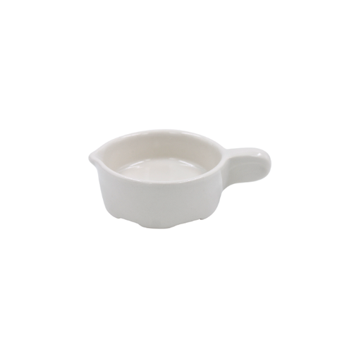 [16160871] Tazón bote con mango Blanco 3 Oz.