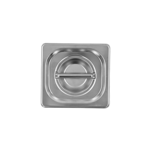 [1359890] Tapa 1/6 acero inox. 201, 0.6 Nsf