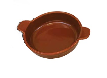 [16160903] Platon Hornear Ovalado 12 Oz. Mota Clara