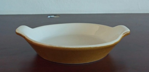 [16160921] Plato Para Pasta Hondo 16 Oz. Miel de Oro / Blanco