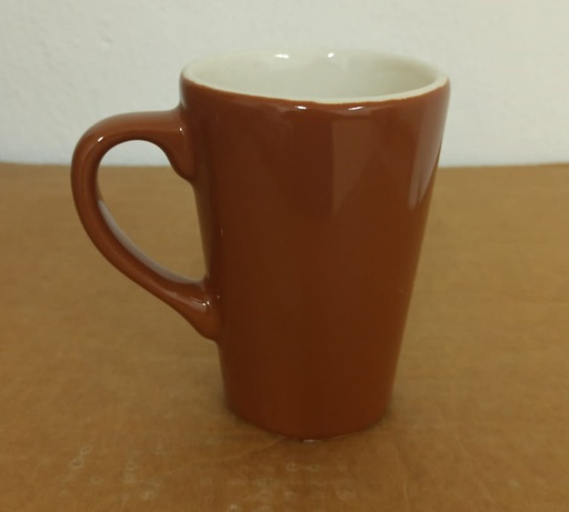 [16160923] Taza Balboa 8 oz Rojo café/Blanco