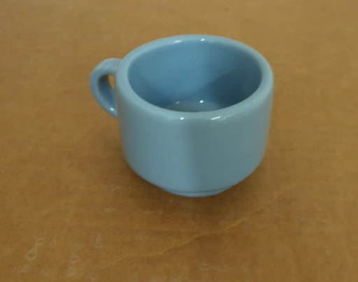[16160926] Taza de Expreso Apilable 3 0z Azul Palido