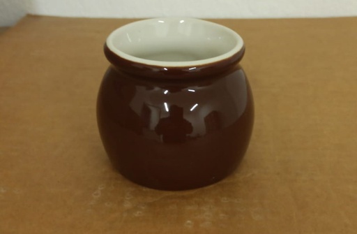 [16160928] Tazon Para Frijol 7 Oz. Chocolate / Blanco
