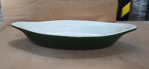 [16160944] Plato Gales RAREBIT Liso 15 oz Verde Hotel/Blanco