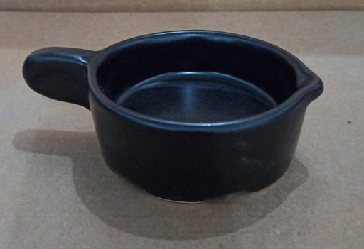 [16160958] Tazon Bote Con Mango 3 Oz. Negro Mate