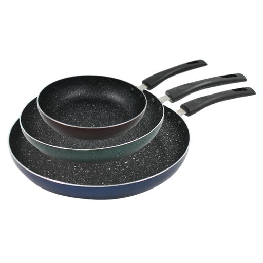 [1359892] Juego sartenes aluminio granito 20, 24 y 30 cm (BAJA)