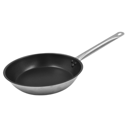 [1162914] Sartén de acero inoxidable con antiadherente 26 cm@