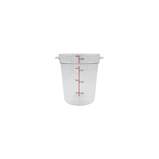 [11621063] Contenedor de policarbonato redondo 4L