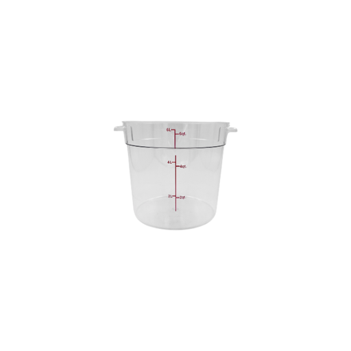 [11621065] Contenedor de policarbonato redondo 6L@
