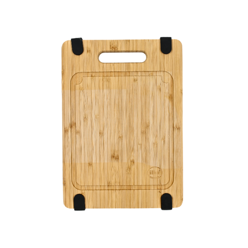 [1072834] Tabla Bambú pequeña con topes negro 28*20*1.5 cm@