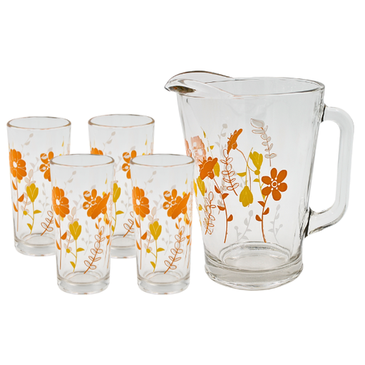 [3508292] Juego de Agua 5 piezas Florecillas Crisa (One Shot)