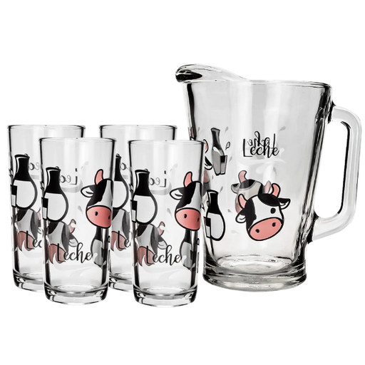 [3508297] Juego de Agua 5 piezas Vacas Leche (One Shot)