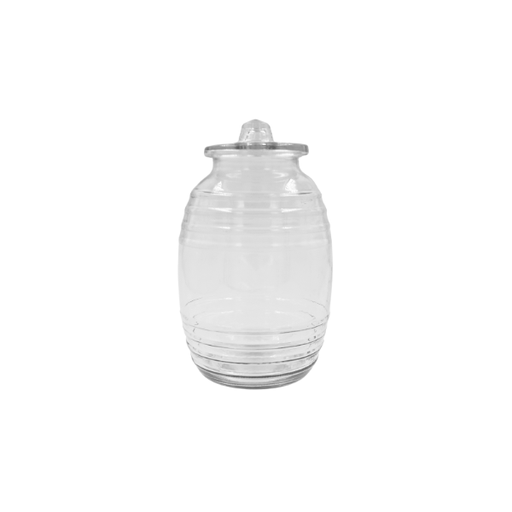 [1339185] Vitrolero con tapa de vidrio 3 litros