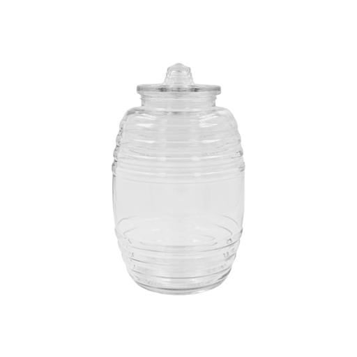 [1339186] Vitrolero con tapa de vidrio 5 litros