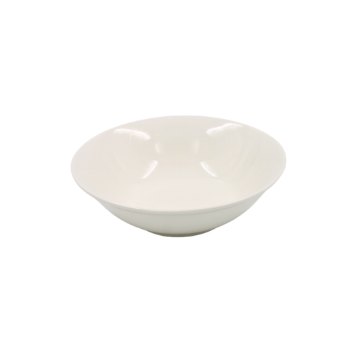 [1339193] Tazón blanco de cerámica 18 cm@