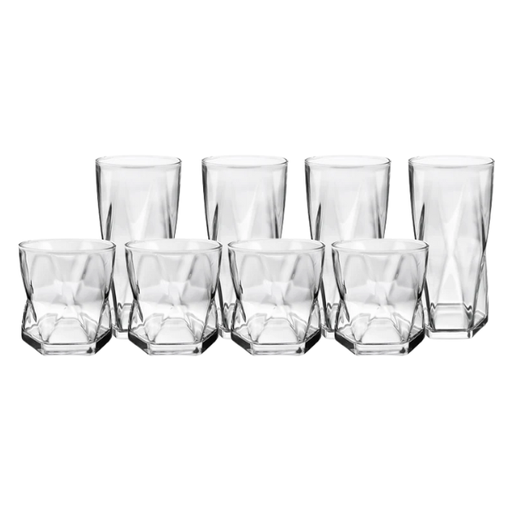 [3508303] Juego de vasos Rombus 8 piezas(ONE SHOT)