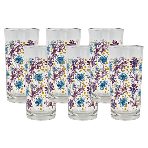 [3508328] Juego 6 vasos Moraflor(One Shot)