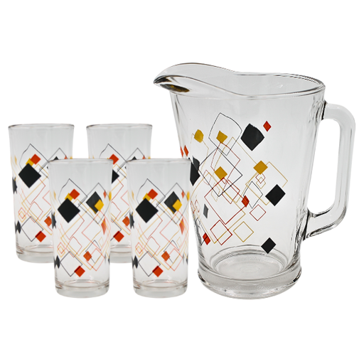 [3508331] Juego de Agua 5 piezas Rombos Crisa (One Shot)