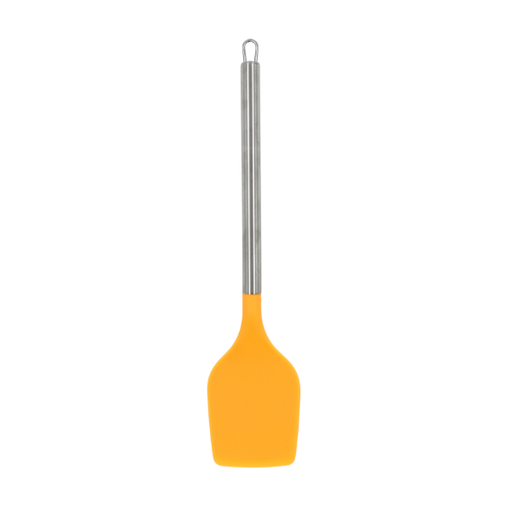 [9990015] Volteador Naranja con mango de acero y punta de silicón@