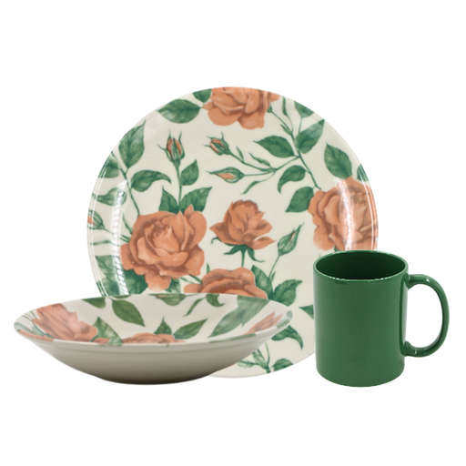 [1919611] Vajilla 9 piezas Rosales@