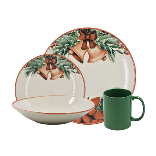 [1919621] Vajilla 16 piezas Campanas @