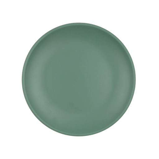 [11621897] Plato trinche cup 21 cm-8.4" melamina verde mate@