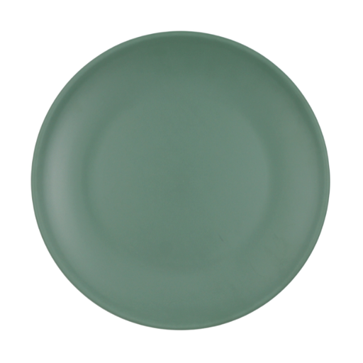 [11621898] Plato trinche cup 26.7 cm-10.5" melamina verde mate@